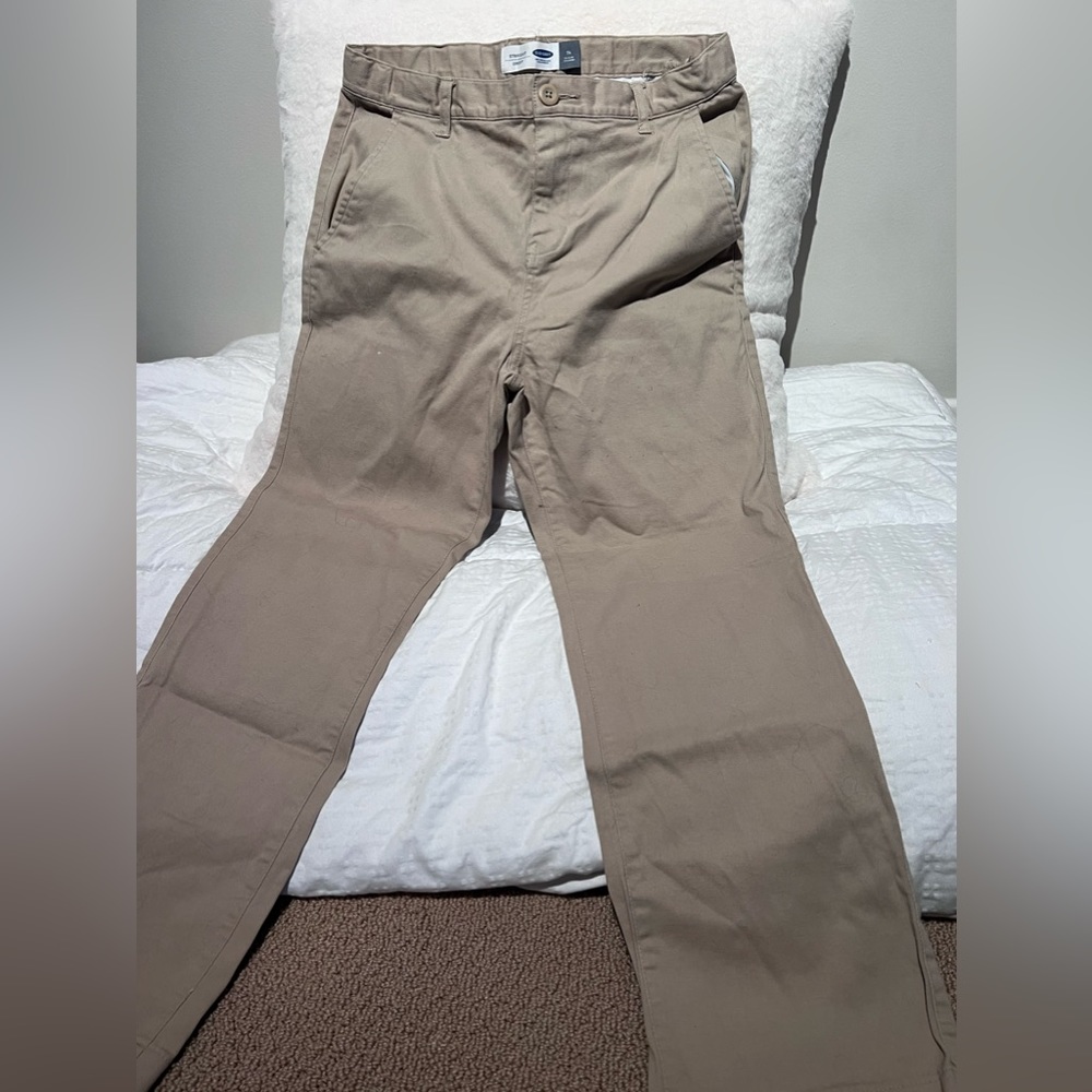 Boys Old Navy Size 14 khakis. Great condition. Straight leg.